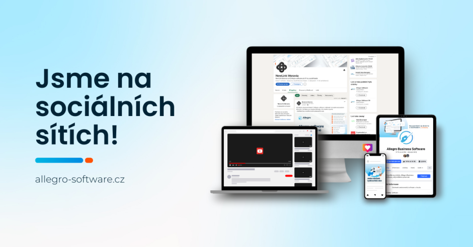 Allegro-software je na sociálních sítích